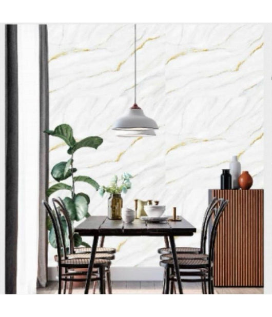 Pannello Adesivo Effetto Marmo Striato Pareti Paraschizzi 300x60cm Stanza Cucina         