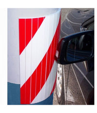 Pannello Adesivo Parabordo Segnaletico Per Auto E Moto Paraurti Salvaporta Box         