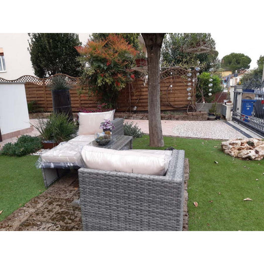 Pannello Barriera da Giardino Onda in Legno di Pino Impregnato Lasa 180x180 cm