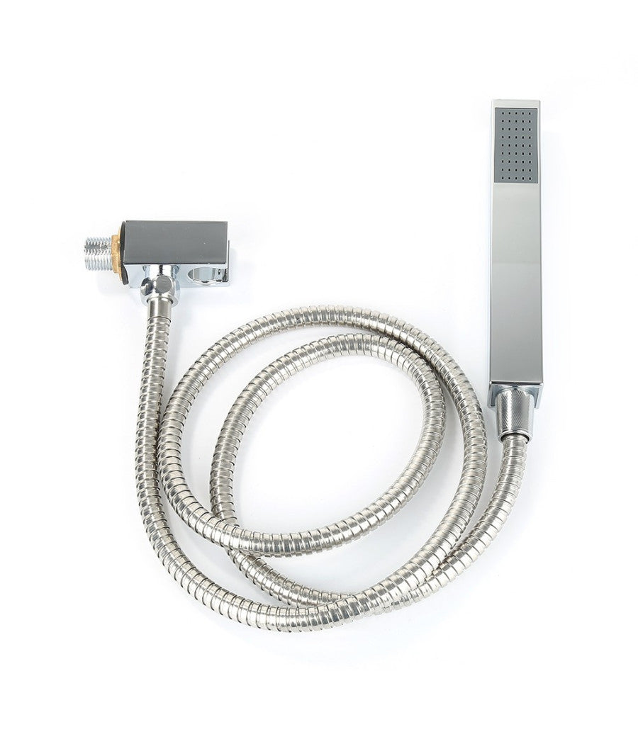 Pannello Colonna Doccia Cascata Pioggia Ugelli Idromassaggio Soffione Luci Led         