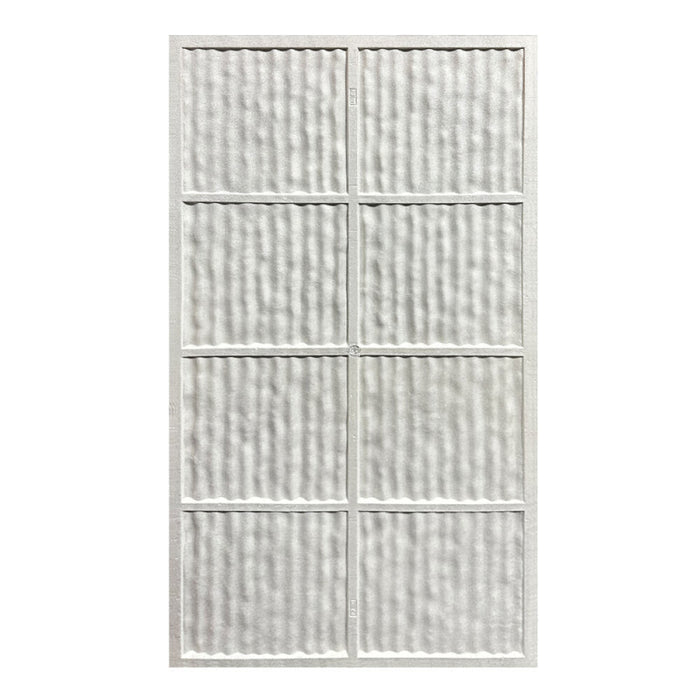 Pannello decorativo effetto pietra 3D set 12 pz 8,6 mt2 rivestimento murale in PU 120 x 60 x 2,5 Ossidana