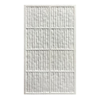 Pannello decorativo effetto pietra graffiata 3D set 12 pz 8,6 mt2 rivestimento murale in PU 120 x 60 x 2,5 Grigio Roccia