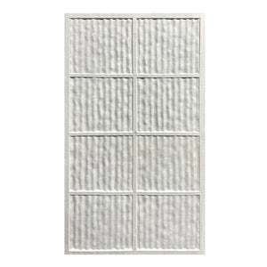 Pannello decorativo effetto pietra graffiata 3D set 12 pz 8,6 mt2 rivestimento murale in PU 120 x 60 x 2,5 Grigio Roccia