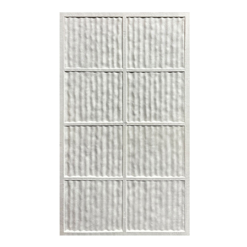 Pannello decorativo effetto pietra graffiata 3D set 12 pz 8,6 mt2 rivestimento murale in PU 120 x 60 x 2,5 Grigio Roccia