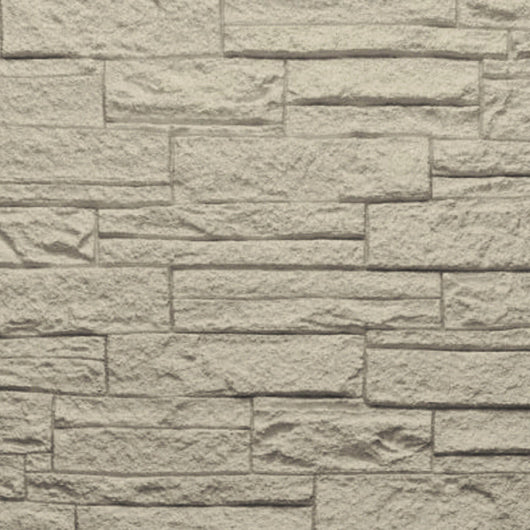 Pannello decorativo effetto pietra mattoni 3D set 12 pz 8,6 mt2 rivestimento murale in PU 120 x 60 x 2,5 Greige Tortora