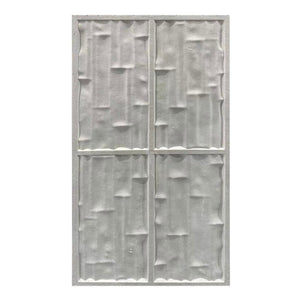 Pannello decorativo effetto pietra mattoni 3D set 12 pz 8,6 mt2 rivestimento murale in PU 120 x 60 x 2,5 Greige Tortora