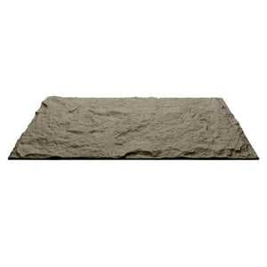 Pannello decorativo effetto roccia pietra 3D set 10 pz 7,2 mt2 rivestimento murale in PU 120 x 60 x 3 Grigio Cemento