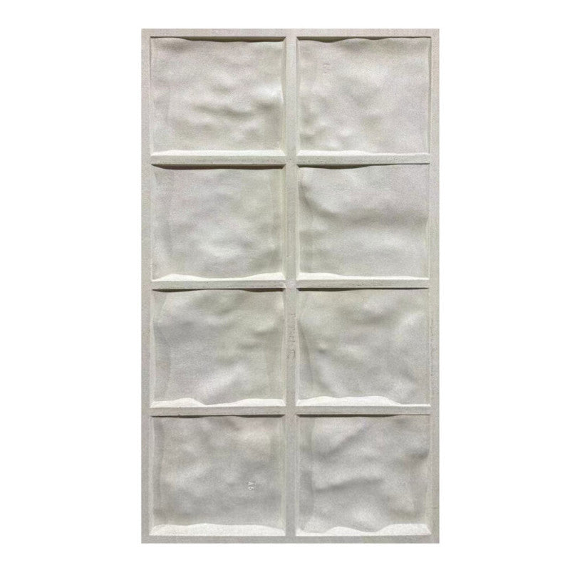 Pannello decorativo effetto roccia pietra 3D set 10 pz 7,2 mt2 rivestimento murale in PU 120 x 60 x 3 Grigio Vulcano