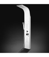 Pannello Doccia Colonna Cascata Pioggia Ugelli Idromassaggio Soffione Doccetta         