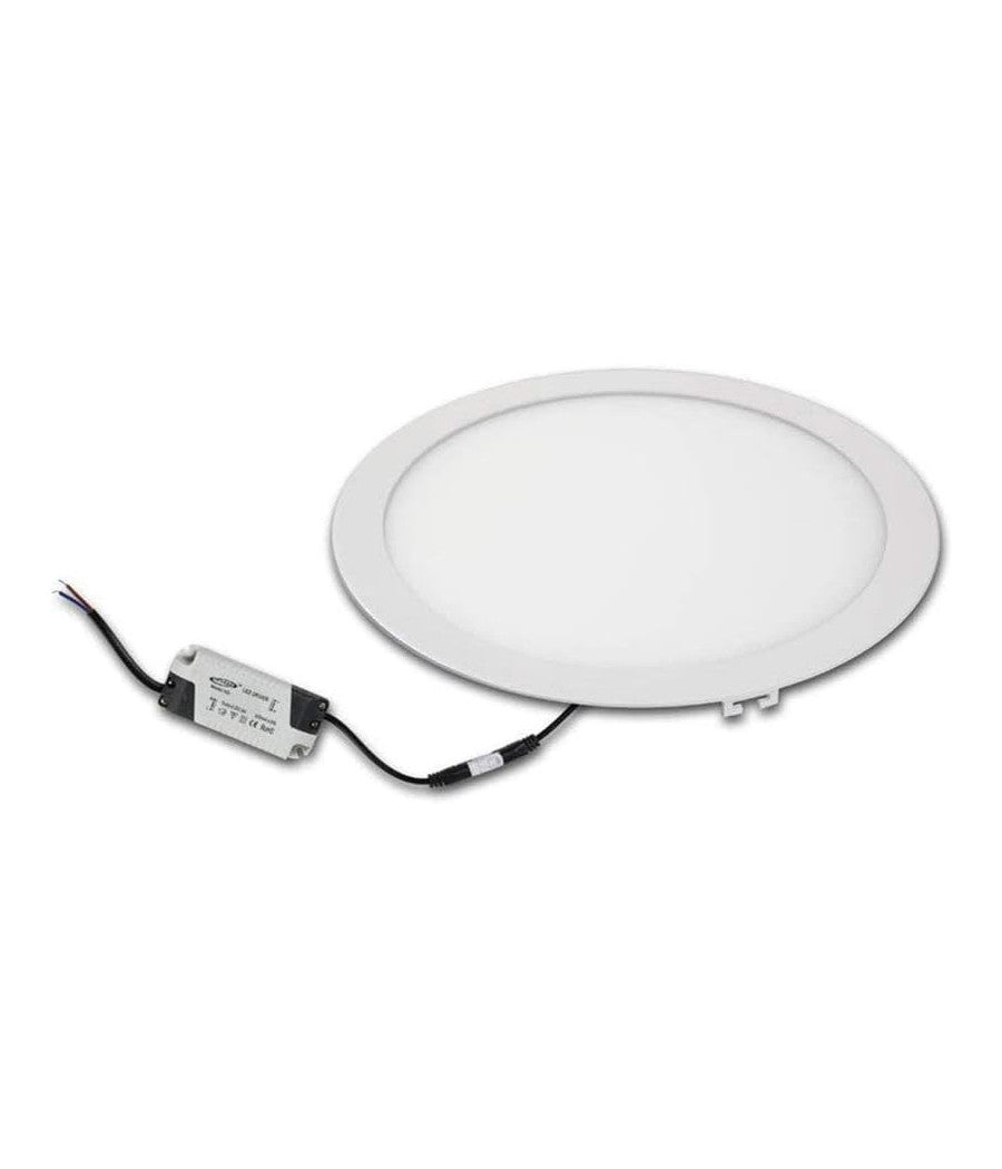 Pannello Faretto Led 18w Ad Incasso Slim Luce Bianca Calda Neutra Tondo Quadrato  -bianco Freddo  Tondo    -