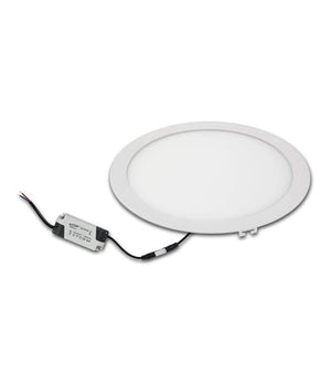 Pannello Faretto Led 18w Ad Incasso Slim Luce Bianca Calda Neutra Tondo Quadrato  -bianco Naturale  Tondo    -