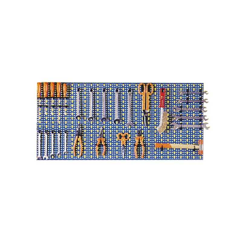 Pannello Forato Acciaio 100X50 Blu Kit