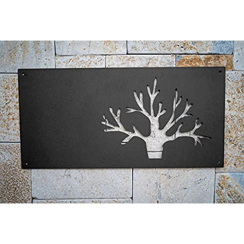 Pannello in Lamiera Baum Cm 60 × 30 Sp. 1,5 Mm Nero Tecnokit