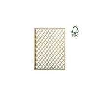 Pannello in legno impregnato Quadro 150x180 cm – Recinzione decorativa per giardini – Lasa