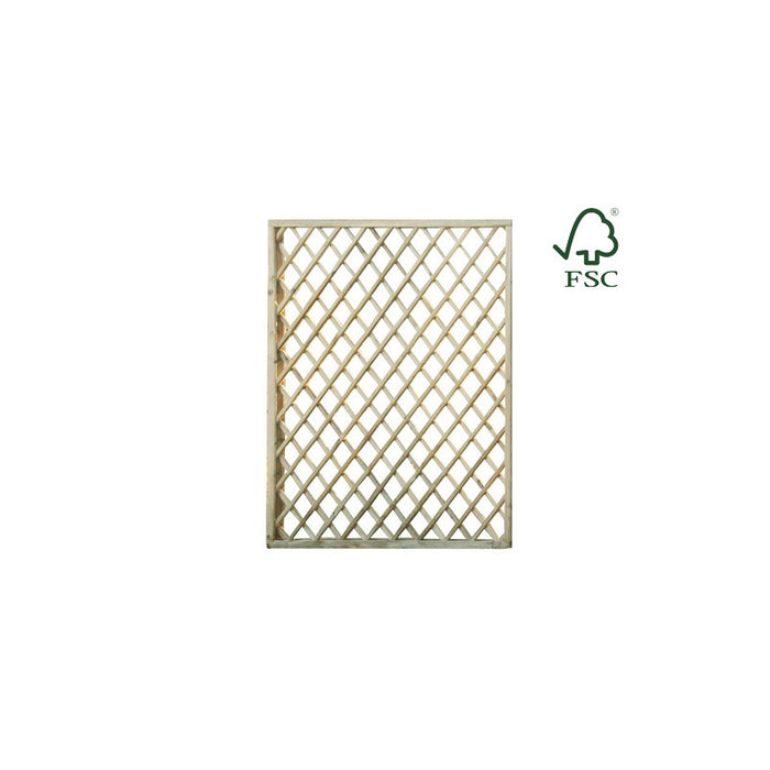 Pannello in legno impregnato Quadro 150x180 cm – Recinzione decorativa per giardini – Lasa