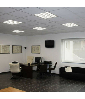 Pannello Incasso Griglia Led 55 W Plafoniera Slim Luce Fredda Naturale P595-q         