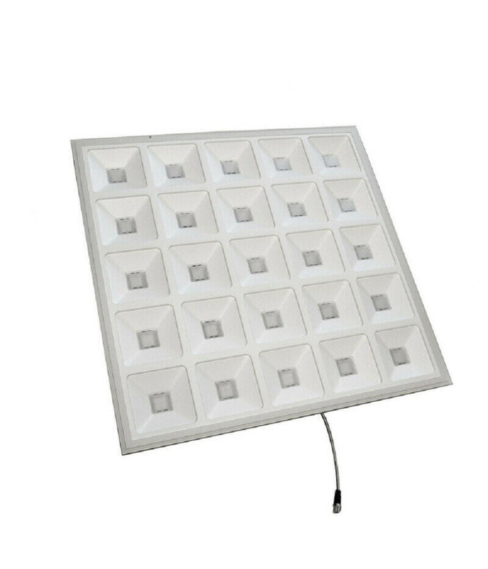 Pannello Incasso Griglia Led 55 W Plafoniera Slim Luce Fredda Naturale P595-q         