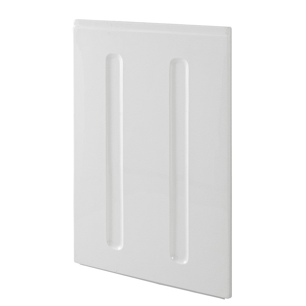Pannello laterale 62x86 sagomato per vasca con apertura interna dx e sx