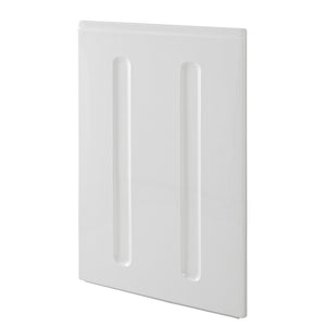 Pannello laterale 62x86 sagomato per vasca con apertura interna dx e sx