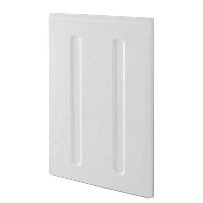 Pannello laterale 62x86 sagomato per vasca con apertura interna dx e sx