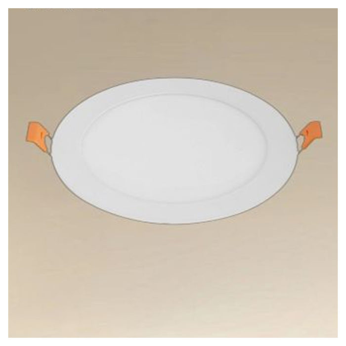 Trade Shop - Pannello Led 12 Watt Da Incasso Rotondo Bianco ø174mm Luce 3000k-6500k Ip20 00038         
