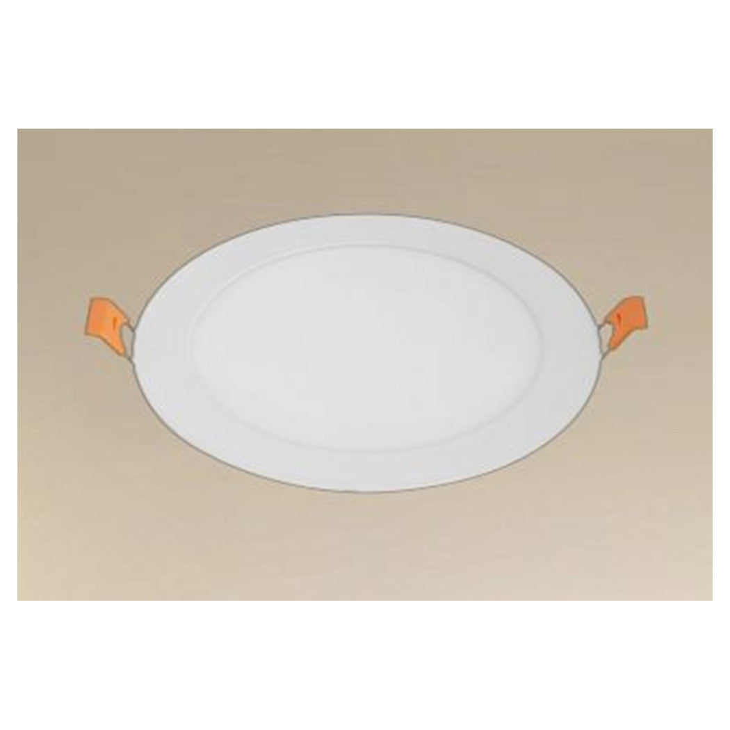 Trade Shop - Pannello Led 12 Watt Da Incasso Rotondo Bianco ø174mm Luce 3000k-6500k Ip20 00038         