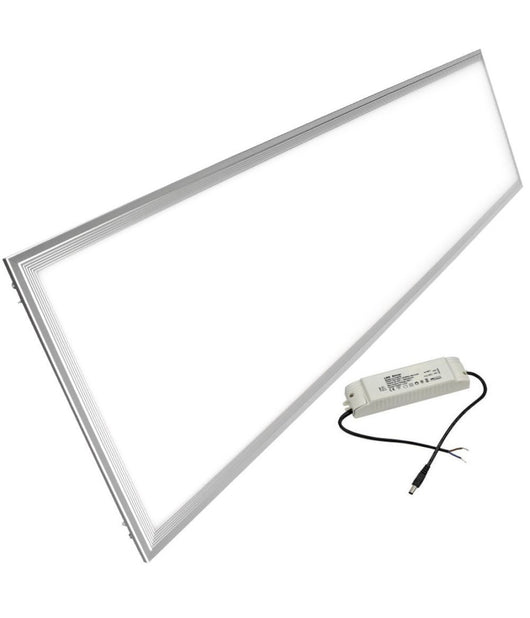 Pannello Led 120x30 40w Rettangolare Plafoniera Led 120x30cm Luce Bianca E Calda         