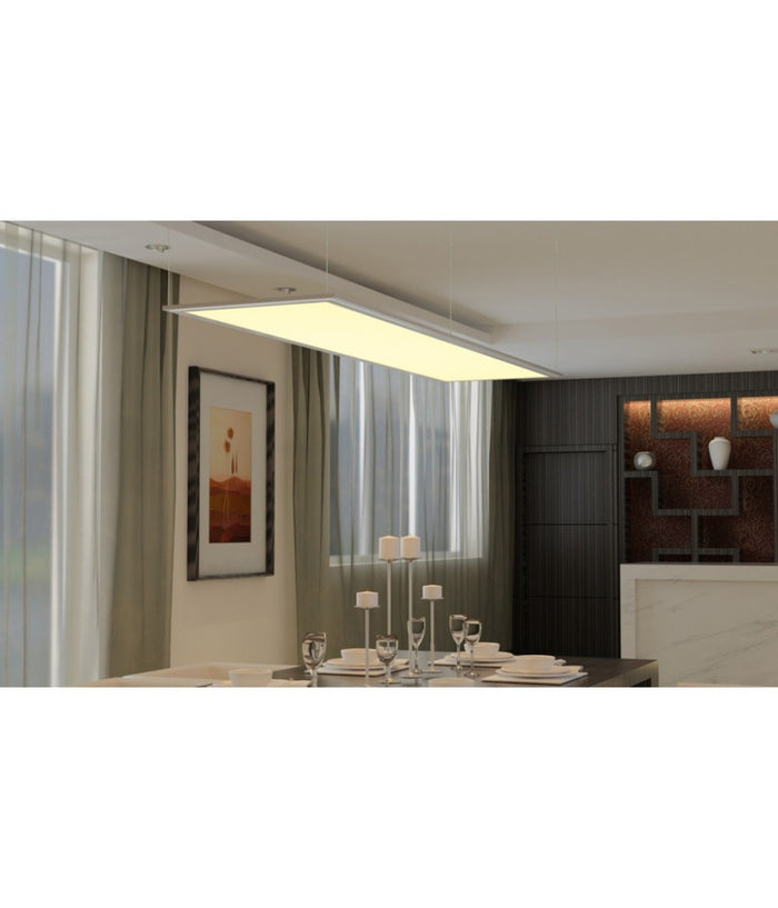 Pannello Led 120x30 40w Rettangolare Plafoniera Led 120x30cm Luce Bianca E Calda         