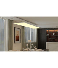 Pannello Led 120x30 40w Rettangolare Plafoniera Led 120x30cm Luce Bianca E Calda  -bianco Caldo      -