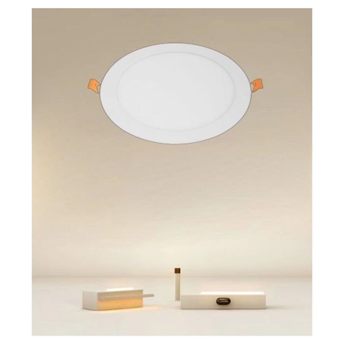 Trade Shop - Pannello Led 18watt Da Incasso Rotondo Bianco ø225mm Luce 3000k-6500k Ip20 00045         