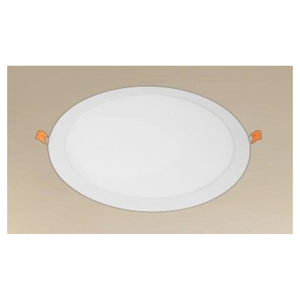 Trade Shop - Pannello Led 24 Watt Da Incasso Rotondo Bianco ø300mm Luce 3000k-6500k Ip20 00069         