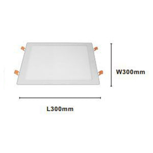 Trade Shop - Pannello Led 24watt Da Incasso Quadrato Bianco 300mm Luce 3000k-6500k Ip20 00113         