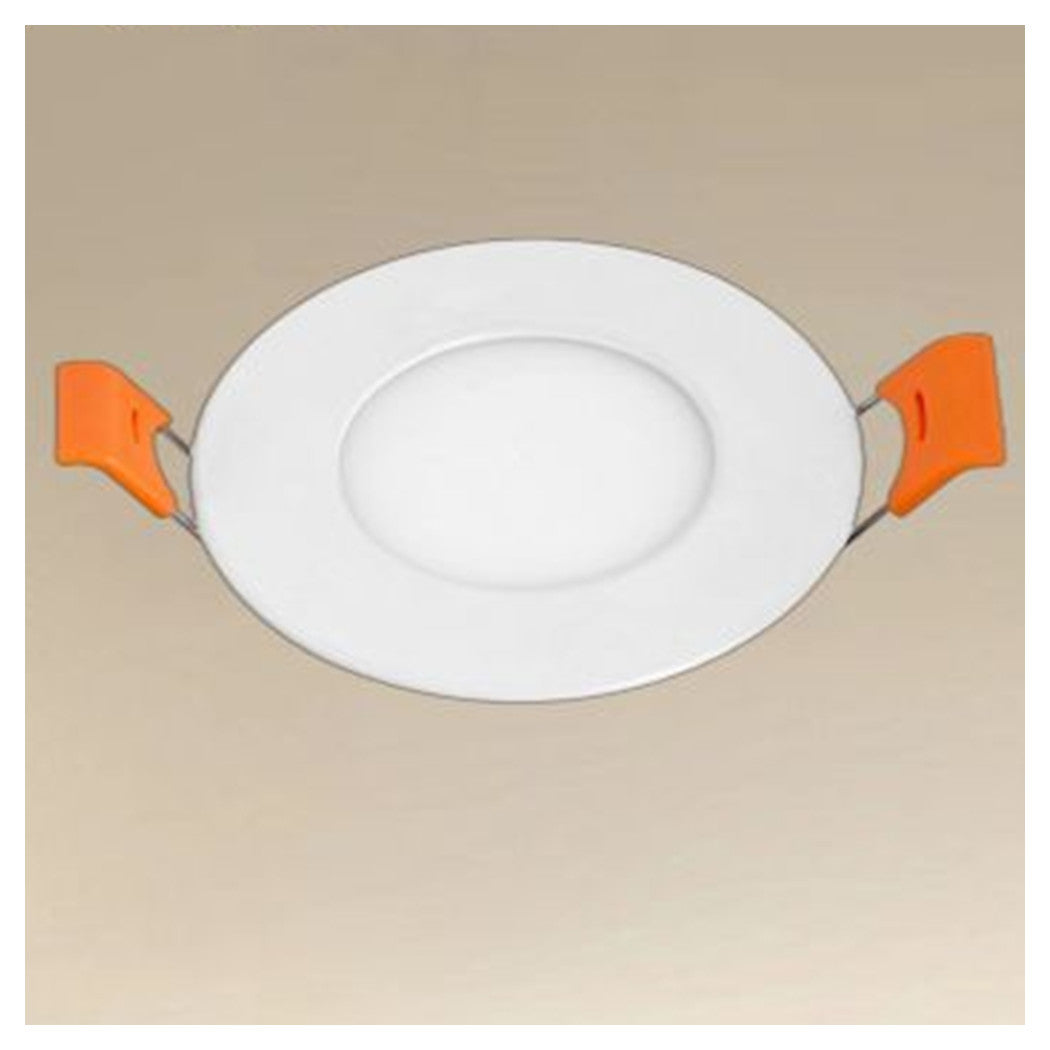 Trade Shop - Pannello Led 3 Watt Da Incasso Rotondo Bianco ø85mm Luce 3000k-6500k Ip20 00014         