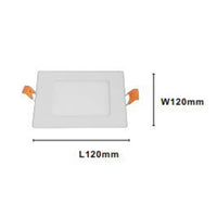 Trade Shop - Pannello Led 6 Watt Da Incasso Quadrato Bianco 120mm Luce 3000k-6500k Ip20 00083         