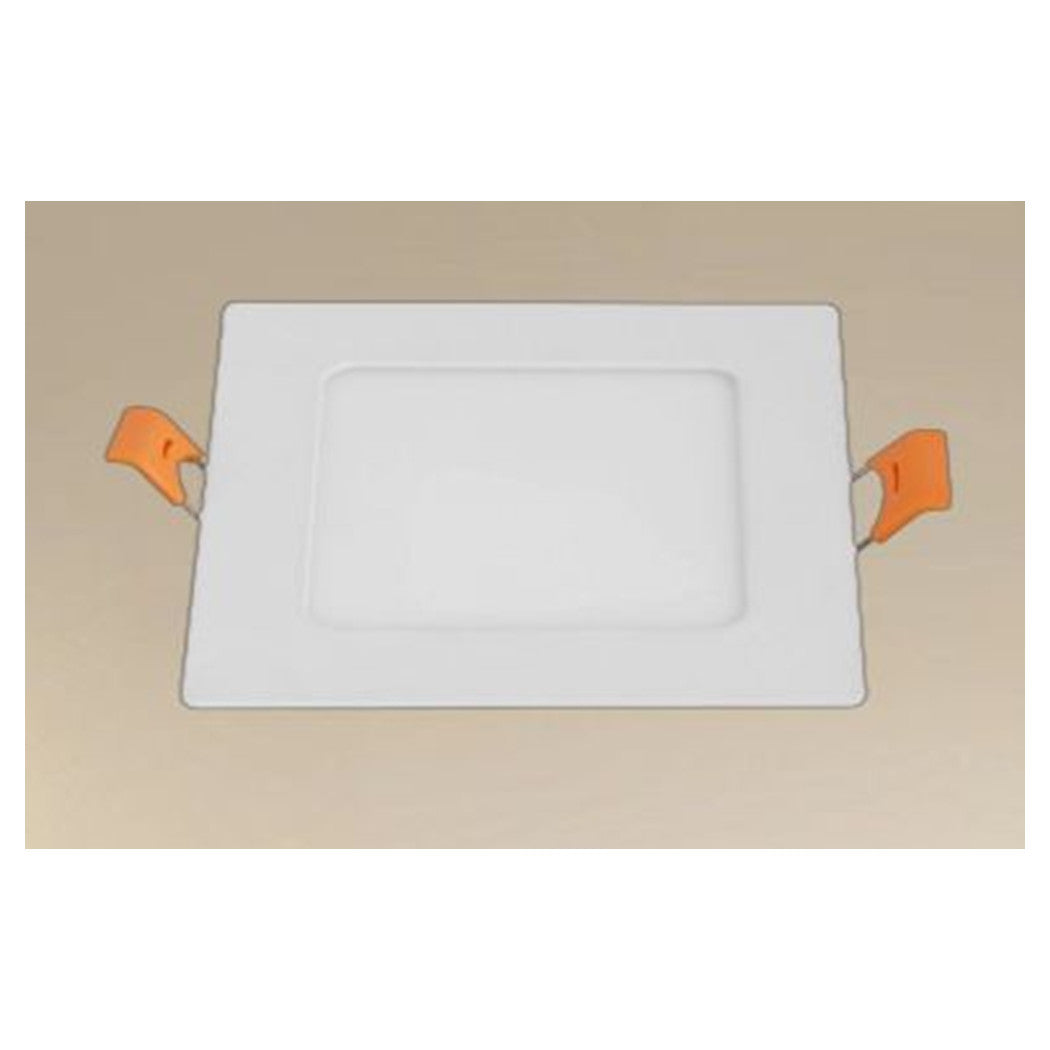 Trade Shop - Pannello Led 6 Watt Da Incasso Quadrato Bianco 120mm Luce 3000k-6500k Ip20 00083         