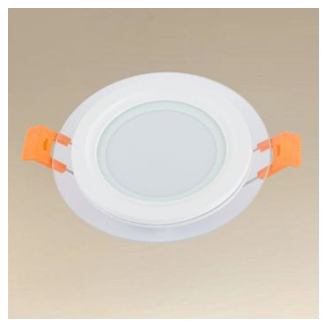 Trade Shop - Pannello Led Da Incasso Luce 3000k-6500k 6w Tondo Am-cr-6 Con Bordo Traparente 00625         