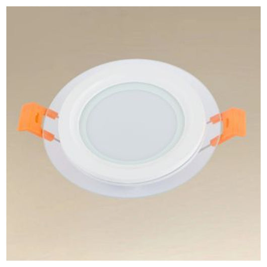 Trade Shop - Pannello Led Da Incasso Luce 3000k-6500k 6w Tondo Am-cr-6 Con Bordo Traparente 00625         