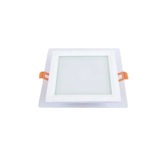 Trade Shop - Pannello Led Incasso Luce 3000k-6500k 12w Quadrato Am-cs-12 Con Bordo Traparente 00687         