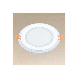 Trade Shop - Pannello Led Incasso Luce 3000k-6500k 12w Tondo Am-cr-12 Con Bordo Traparente 00649 -