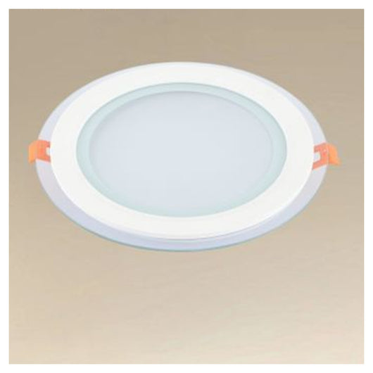 Trade Shop - Pannello Led Incasso Luce 3000k-6500k 18w Tondo Am-cr-18 Con Bordo Traparente 00656         