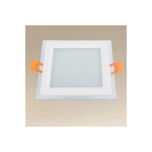 Trade Shop - Pannello Led Incasso Luce 3000k-6500k 9w Quadrato Am-cs-9 Con Bordo Traparente 00670         