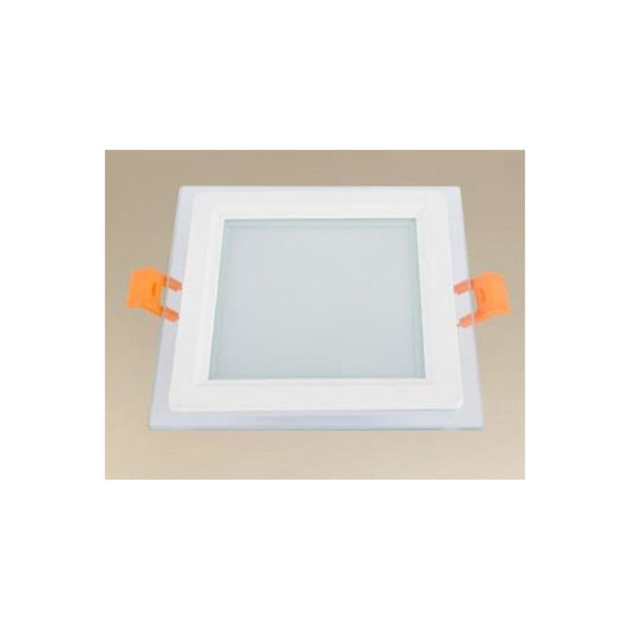 Trade Shop - Pannello Led Incasso Luce 3000k-6500k 9w Quadrato Am-cs-9 Con Bordo Traparente 00670         