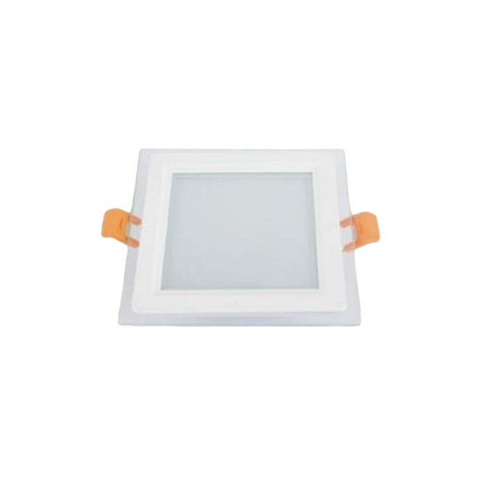 Trade Shop - Pannello Led Incasso Luce 3000k-6500k 9w Quadrato Am-cs-9 Con Bordo Traparente 00670         