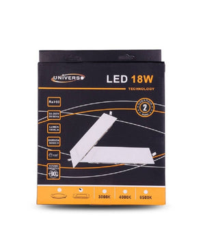 Pannello Led Slim 18w Incasso Quadrato In Pvc Luce Caldo Freddo Naturale P205aq         