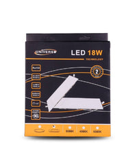 Pannello Led Slim 18w Incasso Quadrato In Pvc Luce Caldo Freddo Naturale P205aq  -bianco Freddo      -