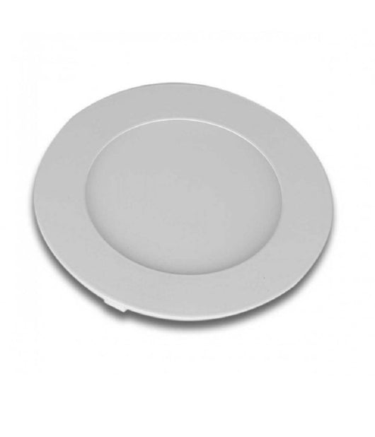 Pannello Led Slim 6w Incasso Rotondo In Pvc Luce Caldo Naturale Freddo P105at         