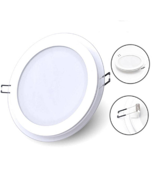 Pannello Led Slim Incasso Bordo In Vetro 9w Cct Tre Colorazioni Di Luce P94e-t3c         