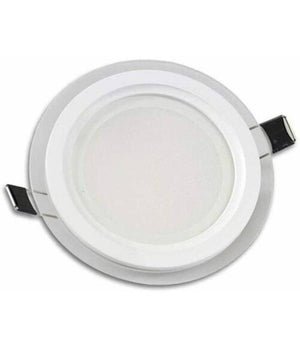 Pannello Led Slim Incasso Bordo In Vetro Tondo 6w Luce 6500k 4000k 3000k P-75et         
