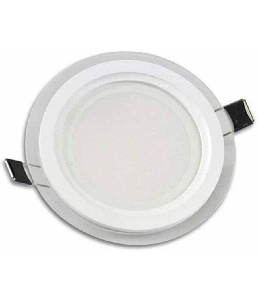 Pannello Led Slim Incasso Bordo In Vetro Tondo 6w Luce 6500k 4000k 3000k P-75et  -bianco Freddo      -