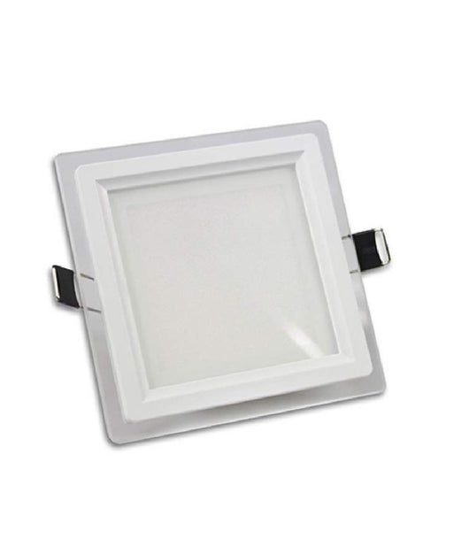 Pannello Led Slim Incasso Bordo Vetro Quadrato 9w Luce 6500k 3000k 4000k P-94eq         